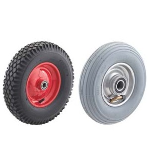 Pneumatic wheels with sheet steel rim up to 280 kg