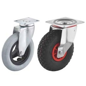 Pneumatic tires with plastic rim